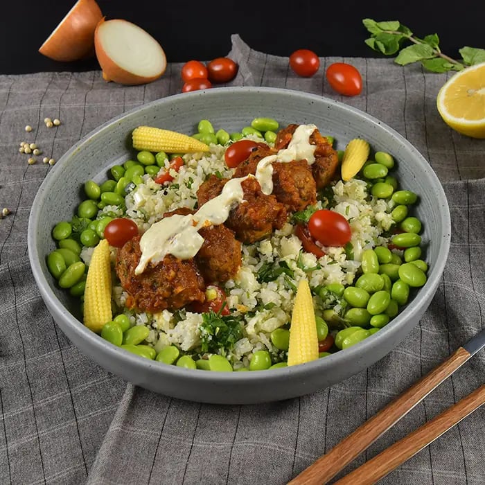 Turkey Beef Koftak with Tomato Curry image